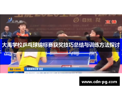大禹学校乒乓球锦标赛获奖技巧总结与训练方法探讨